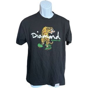 Mens Diamond Supply Co Camo Camoflage Combat Division Graphic Tee Shirt - Sz M